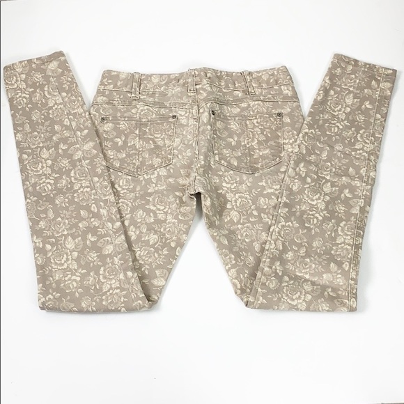Free People Millennium Floral Skinny Jeans 26 - Picture 5 of 6